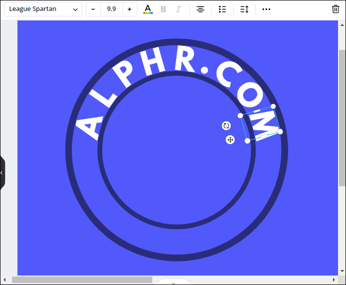 12 1 كيفية عمل النص المنحني في Canva