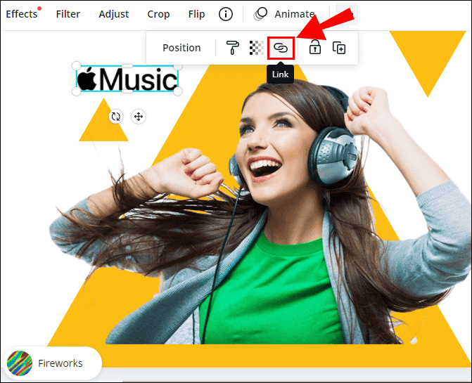 كيفية إضافة رابط في Canva 3 3 11 كيفية إضافة رابط في Canva