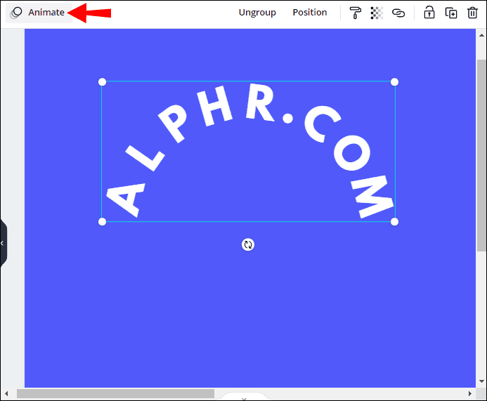 3 17 كيفية عمل النص المنحني في Canva