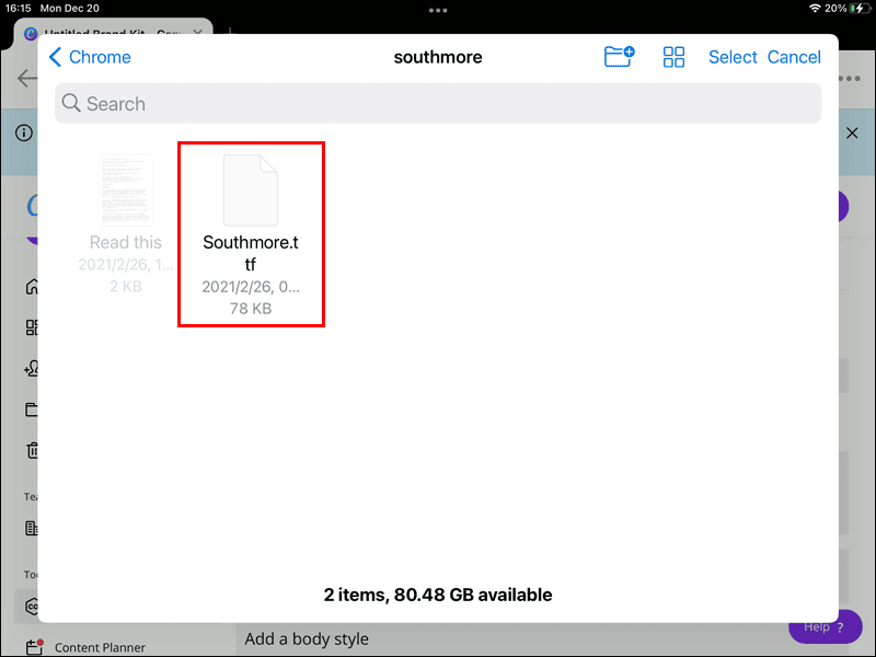 3 51 كيفية تحميل خط إلى Canva