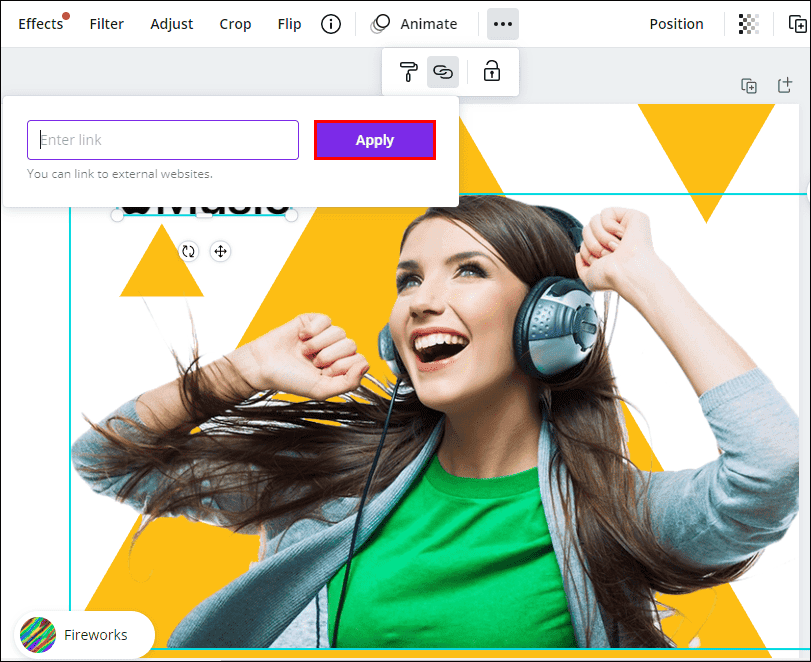 كيفية إضافة رابط في Canva 38 4 10 كيفية إضافة رابط في Canva