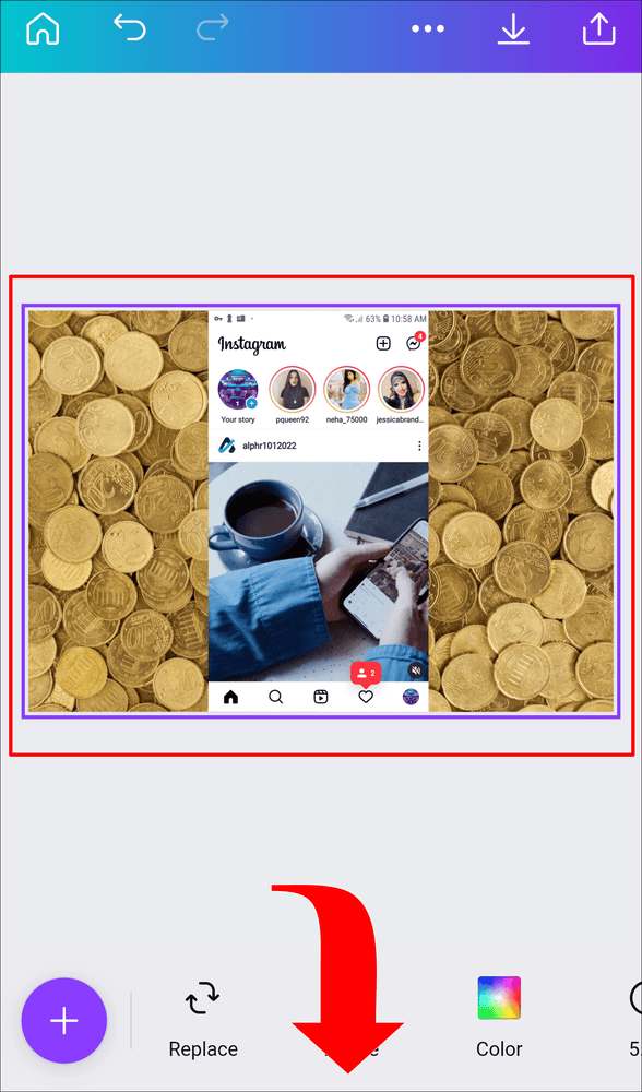 4 8.png6398e68cd15a6 كيفية عمل خلفية متدرجة الألوان في Canva