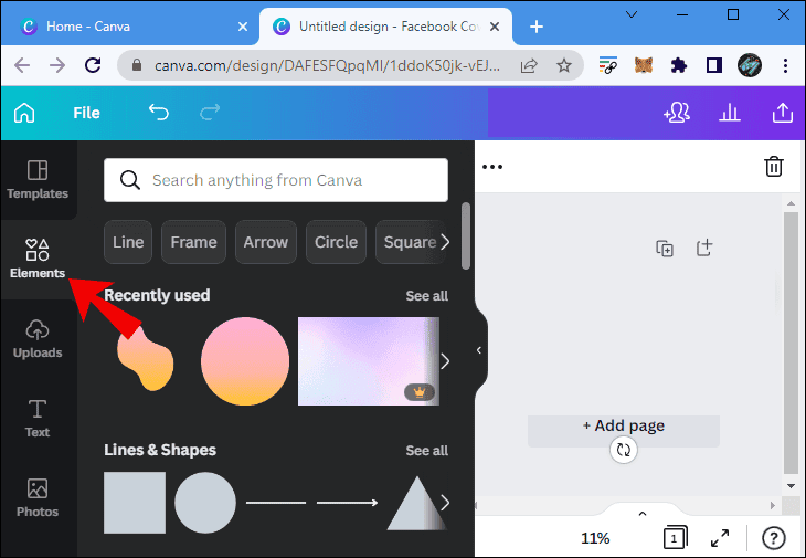 44444 كيفية عمل خلفية متدرجة الألوان في Canva