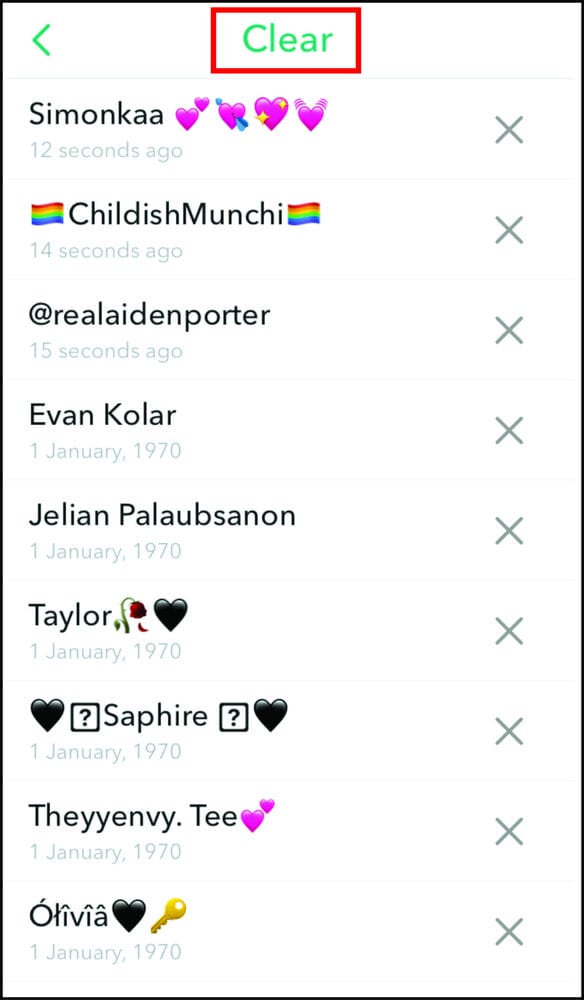 5 7 scaled 1 كيفية مسح الأحداث الأخيرة في سناب شات