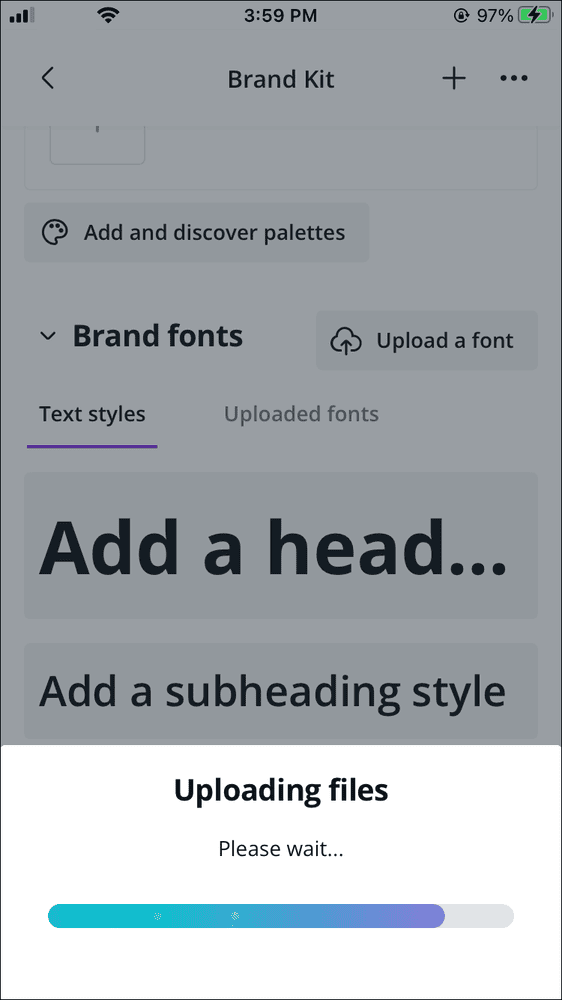 6 28 كيفية تحميل خط إلى Canva