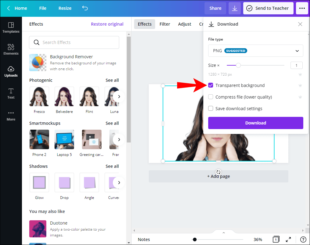 كيفية جعل الخلفية شفافة في Canva 5 6 28.png6398e5a5eb60b كيفية جعل الخلفية شفافة في Canva