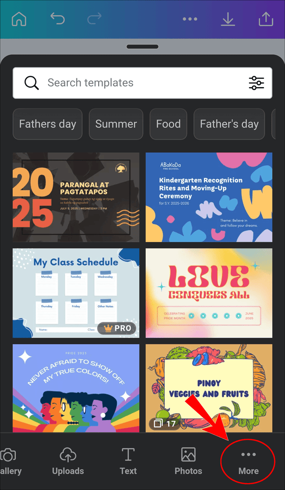 6 6 كيفية عمل خلفية متدرجة الألوان في Canva