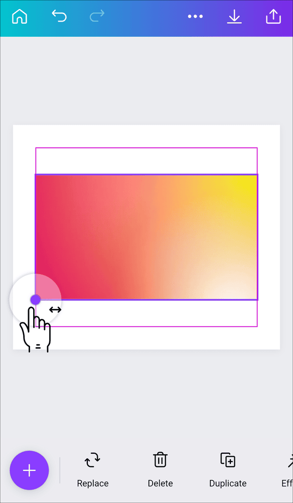 7 3 كيفية عمل خلفية متدرجة الألوان في Canva