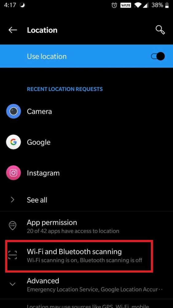 Bluetooth scan min 6 طرق لإيقاف تشغيل بلوتوث تلقائيًا على Android