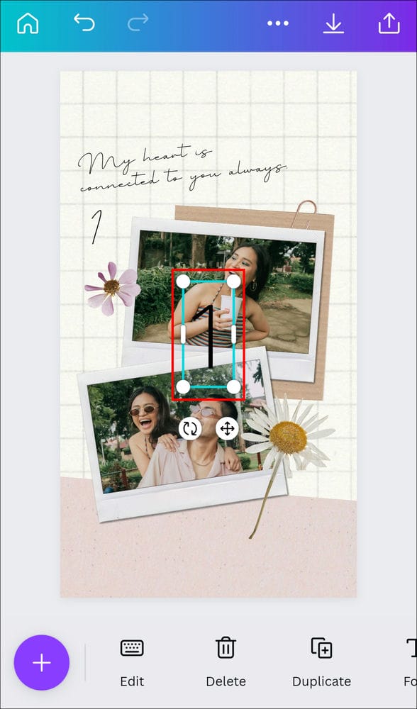 How to Add Page Numbers in Canva on an Android 5 كيفية إضافة أرقام الصفحات في Canva