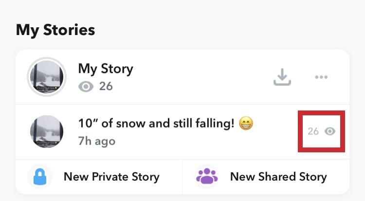 IMG 18201 تفعيل إشعارات سناب شات عند مشاهدة شخص ما ستوري