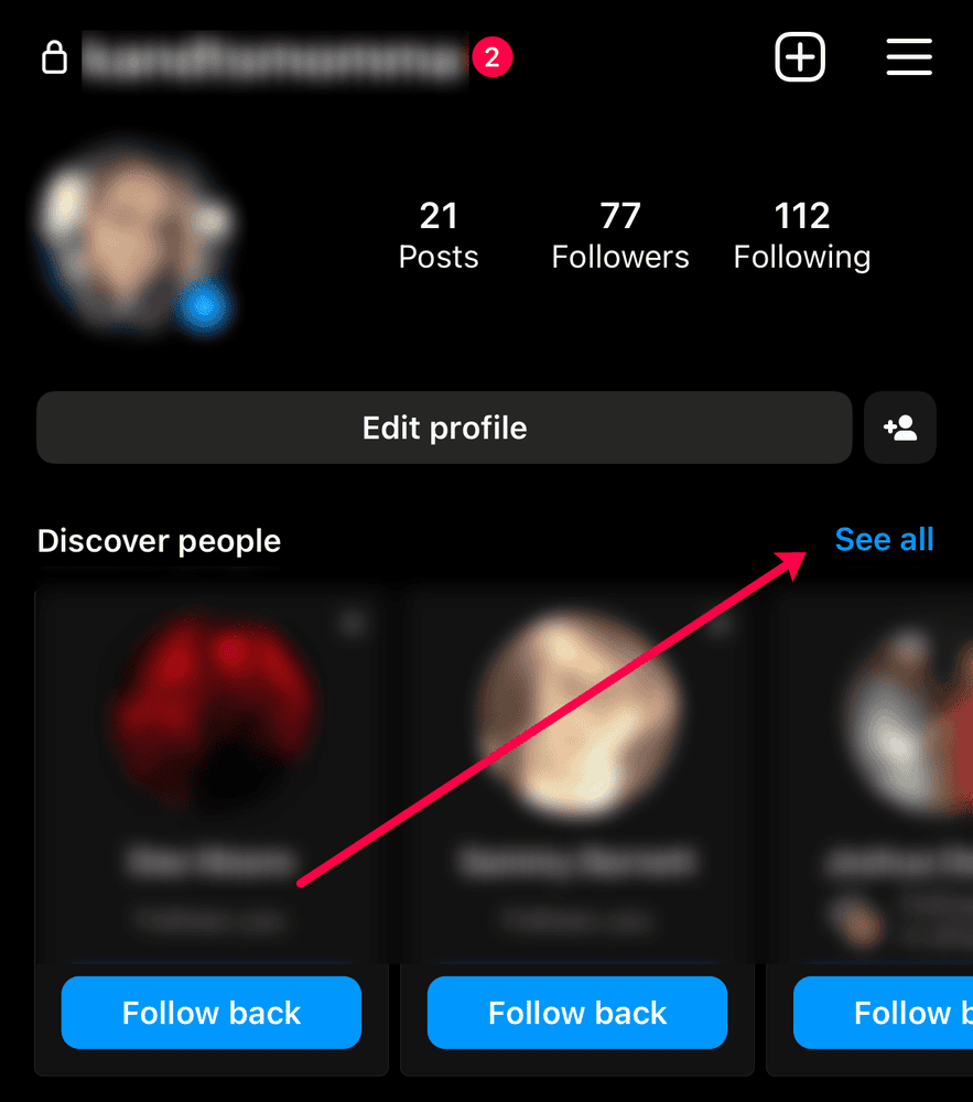IMG F69279AE2ADE 1 كيف يعرف انستقرام أصدقائي وكيف يقترحهم؟