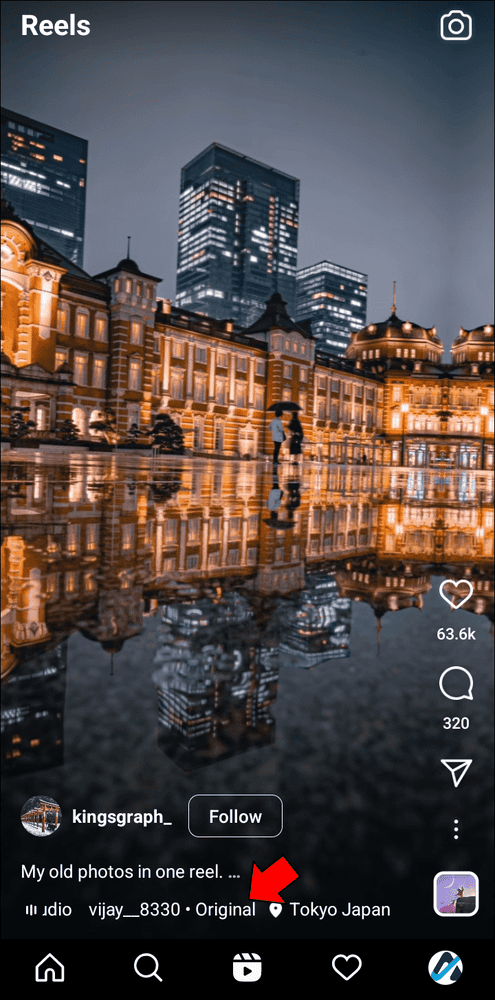 Saving Other Users Audio 1 حل مشكلة عدم توفر الأغنية في انستقرام ريلز