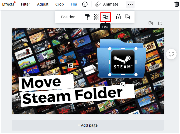 كيفية إضافة رابط في Canva 57 Screenshot 2 7 كيفية إضافة رابط في Canva