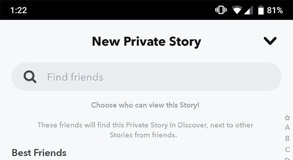 Screenshot 20190328 132258 تفعيل إشعارات سناب شات عند مشاهدة شخص ما ستوري