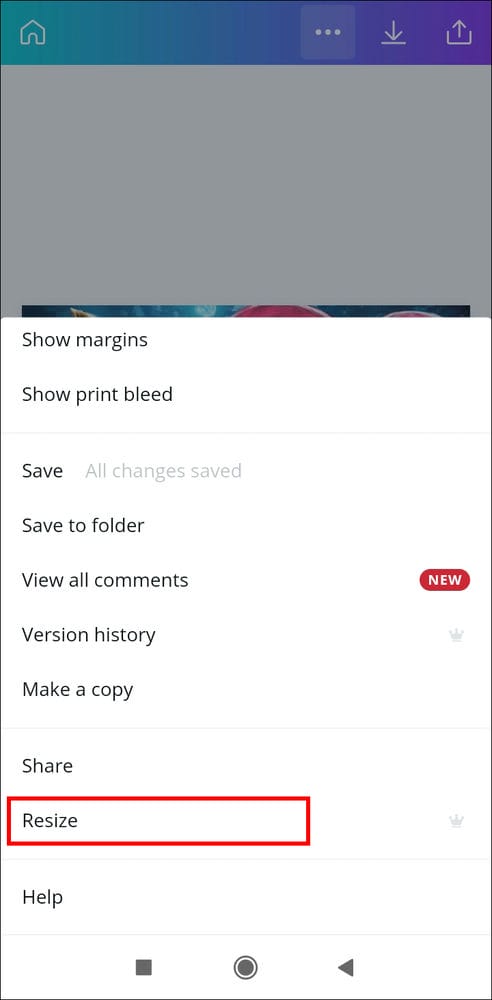 Screenshot 2021 05 13 08 56 53 090 com.canva .editor كيفية تغيير الأبعاد في Canva