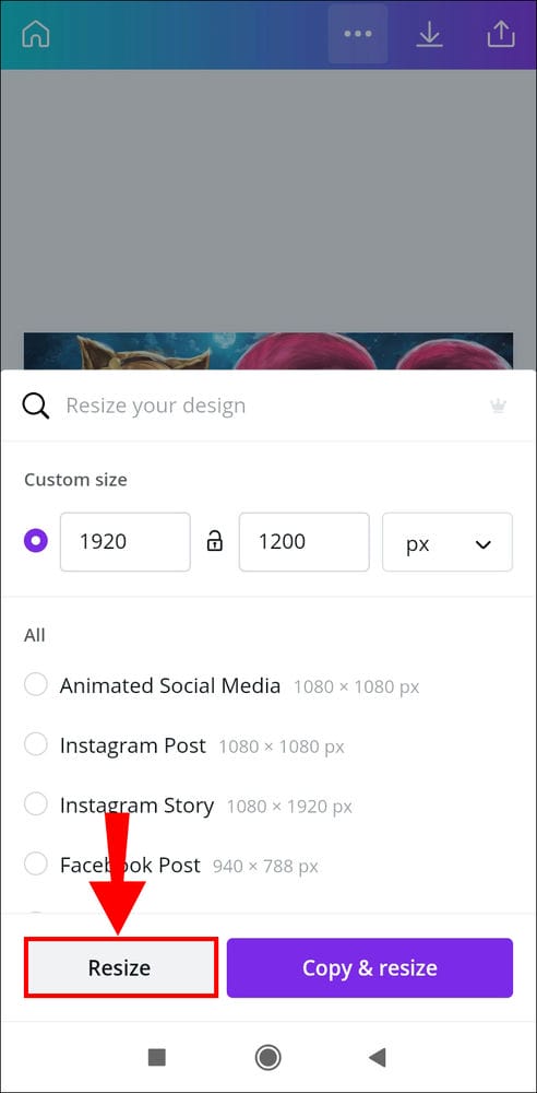 Screenshot 2021 05 13 08 57 32 786 com.canva .editor كيفية تغيير الأبعاد في Canva