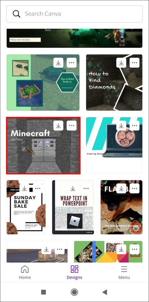 Screenshot 2021 05 13 10 13 12 218 com.canva .editor كيفية تغيير الأبعاد في Canva