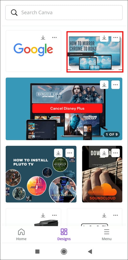 كيفية إضافة رابط في Canva 15 Screenshot 2021 05 13 15 28 32 012 com.canva .editor كيفية إضافة رابط في Canva