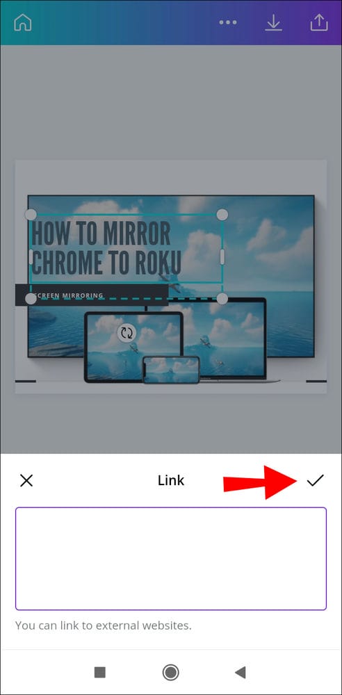 كيفية إضافة رابط في Canva 49 Screenshot 2021 05 13 15 29 30 141 com.canva .editor 1 كيفية إضافة رابط في Canva
