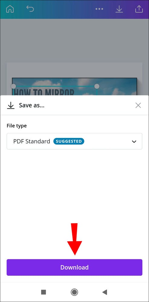 كيفية إضافة رابط في Canva 23 Screenshot 2021 05 13 15 30 18 328 com.canva .editor كيفية إضافة رابط في Canva