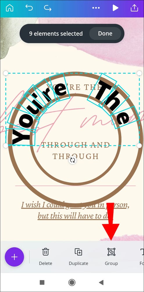 Screenshot 2021 05 19 00 43 37 426 com.canva .editor كيفية عمل النص المنحني في Canva