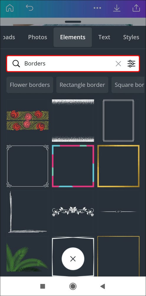 كيفية إضافة مربع نص في Canva 34 Screenshot 2021 05 23 16 19 03 162 com.canva .editor كيفية إضافة مربع نص في Canva