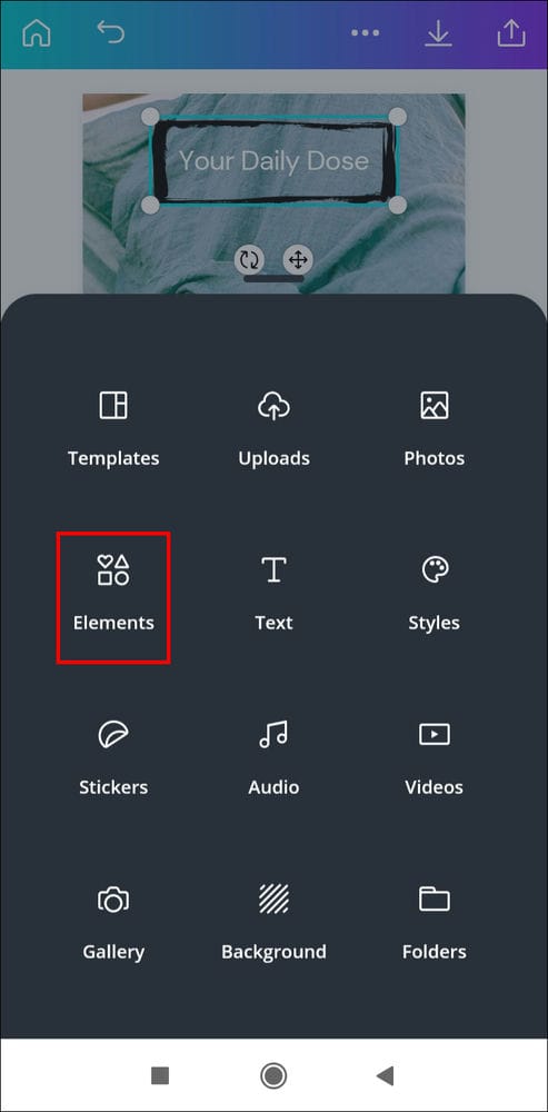 كيفية إضافة مربع نص في Canva 53 Screenshot 2021 05 23 16 29 05 977 com.canva .editor كيفية إضافة مربع نص في Canva