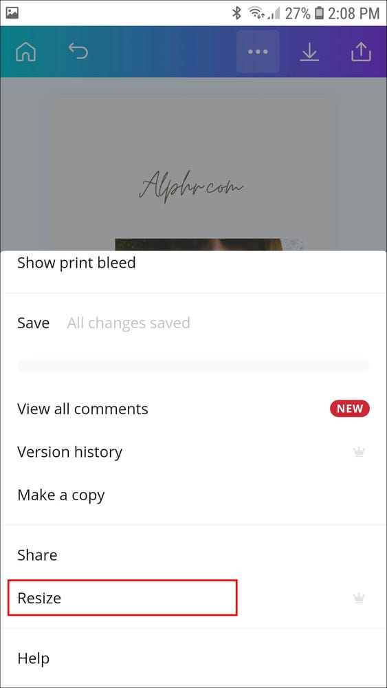 كيفية التغيير إلى الوضع الأفقي في Canva 12 Screenshot 20210805 140822 Canva 1 كيفية التغيير إلى الوضع الأفقي في Canva