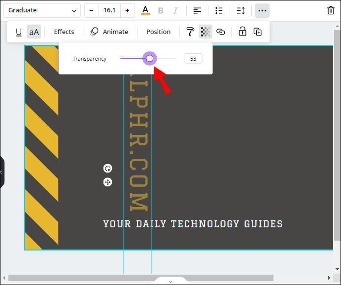 Screenshot 3 10 كيفية عمل النص المنحني في Canva