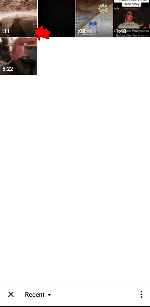 Using the InShot App 5 حل مشكلة عدم توفر الأغنية في انستقرام ريلز