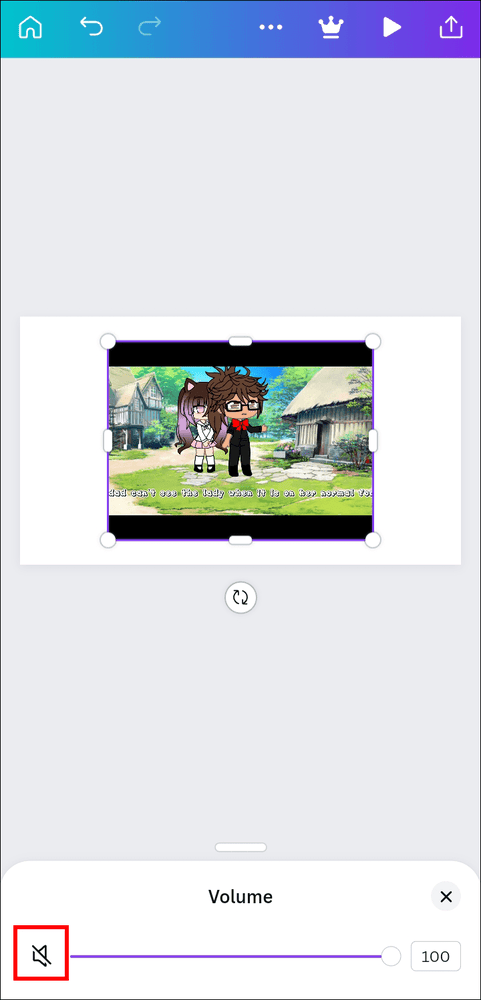 كيفية إزالة الصوت من الفيديو في Canva 36 and black كيفية إزالة الصوت من الفيديو في Canva