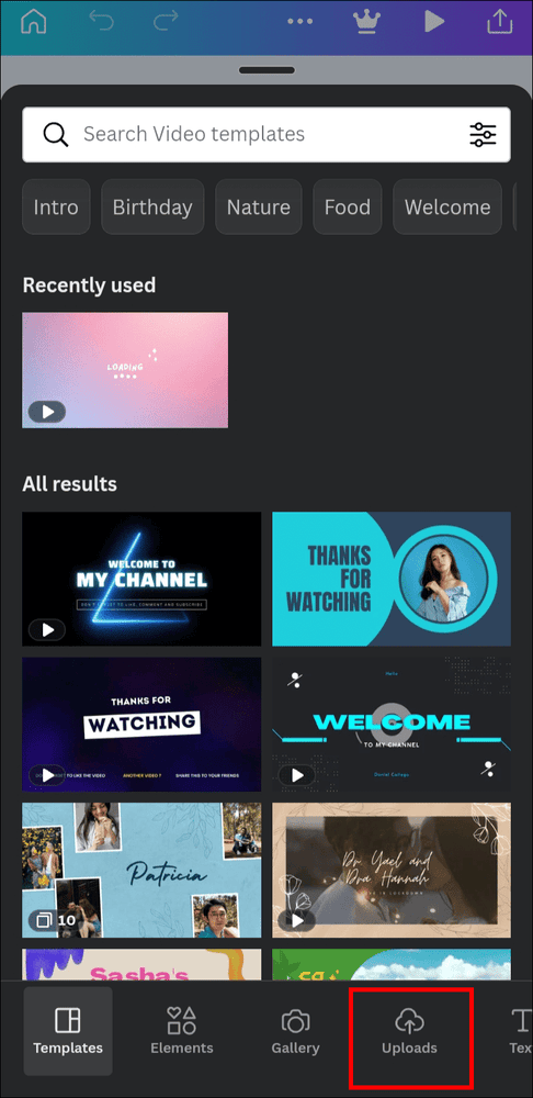 كيفية إزالة الصوت من الفيديو في Canva 31 and upload كيفية إزالة الصوت من الفيديو في Canva