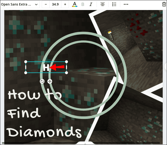 anydesk00013 كيفية عمل النص المنحني في Canva