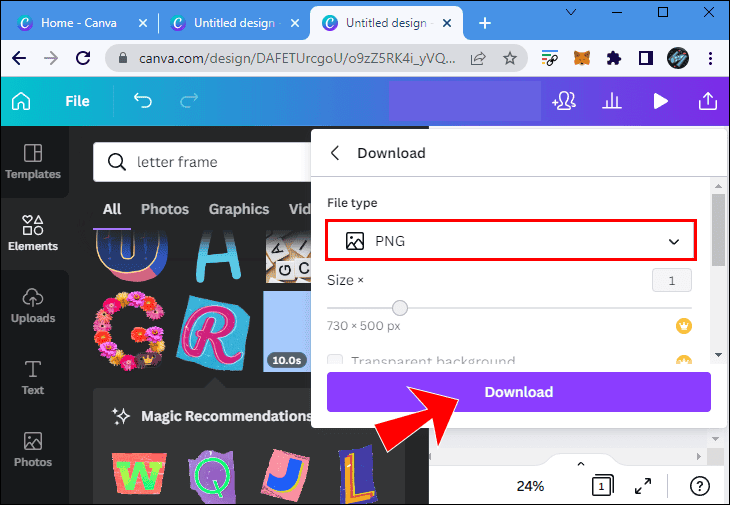 can7 كيفية عمل خلفية متدرجة الألوان في Canva