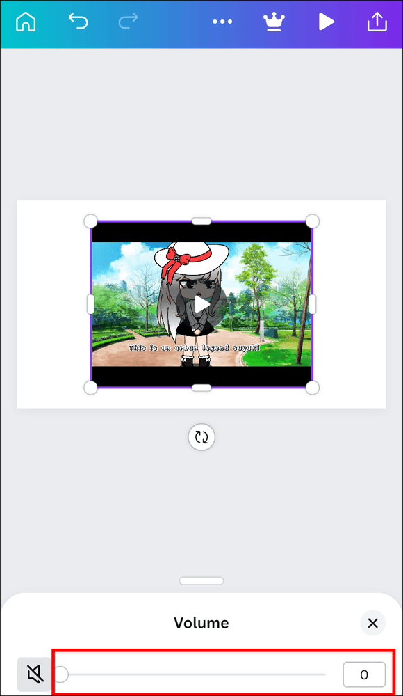 كيفية إزالة الصوت من الفيديو في Canva 23 drag vol. كيفية إزالة الصوت من الفيديو في Canva