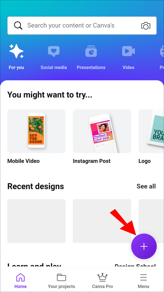 faceworld كيفية عمل خلفية متدرجة الألوان في Canva