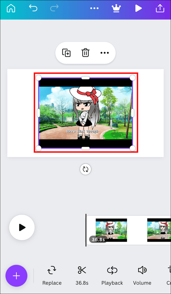 كيفية إزالة الصوت من الفيديو في Canva 20 image كيفية إزالة الصوت من الفيديو في Canva