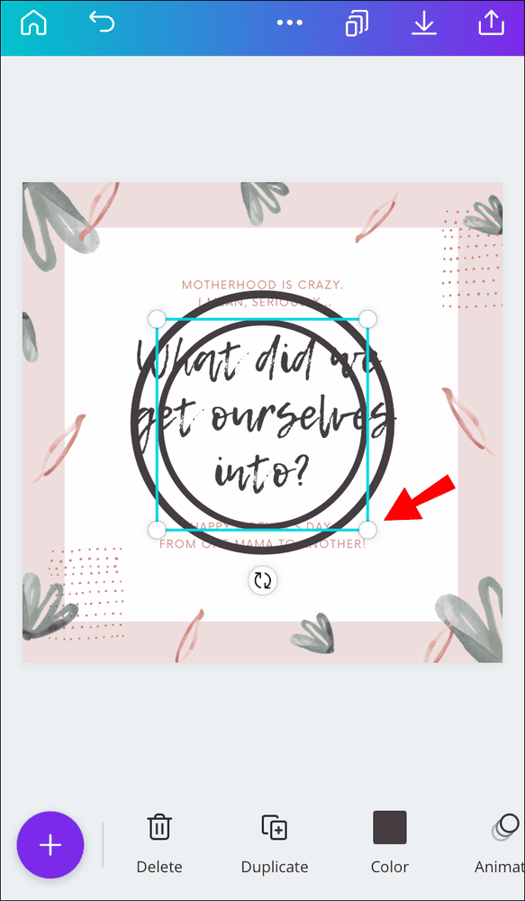 image13 كيفية عمل النص المنحني في Canva