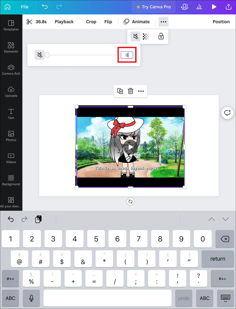 كيفية إزالة الصوت من الفيديو في Canva 47 izero كيفية إزالة الصوت من الفيديو في Canva