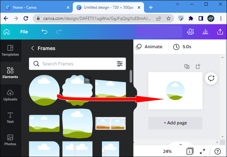 p2 2 كيفية عمل خلفية متدرجة الألوان في Canva