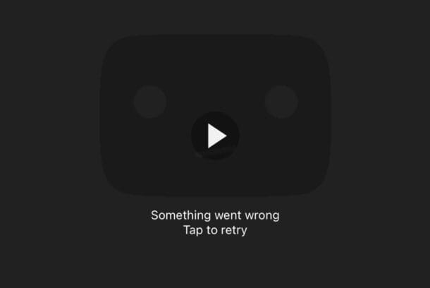 حدث خطأ ما في YouTube خطأ على iPhone و iPad