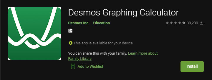 Desmos Graphing Calculator