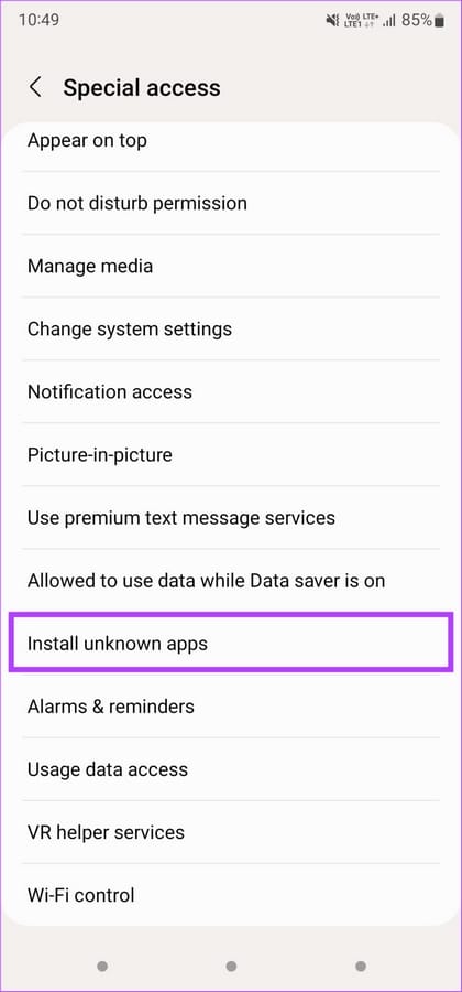 install unknown apps