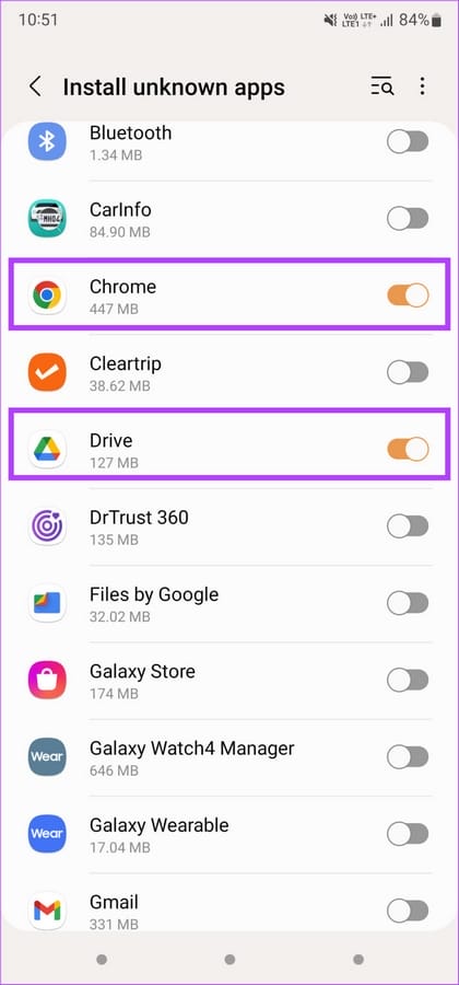 enable apps to install