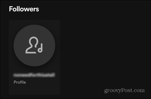 spotify followers list