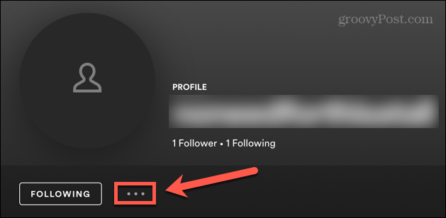 spotify three dots menu