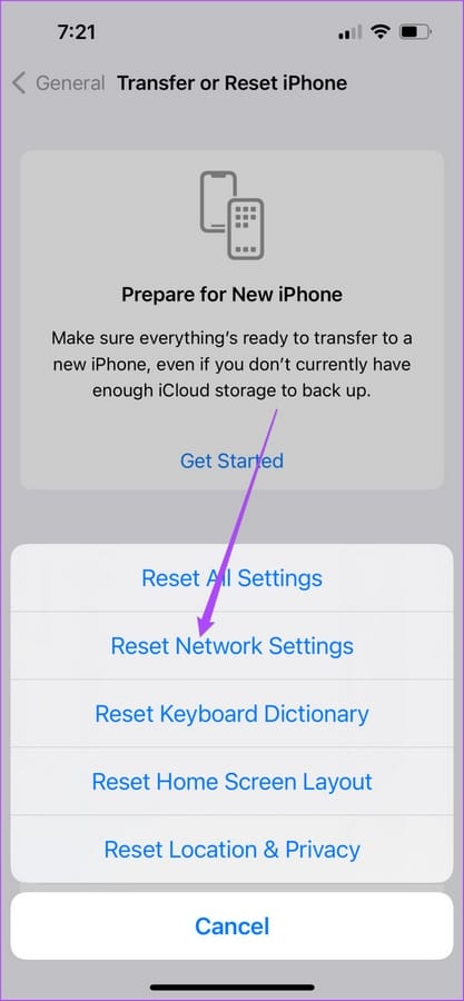 reset network settings iphone Soluciones para WhatsApp pantalla negra durante la videollamada
