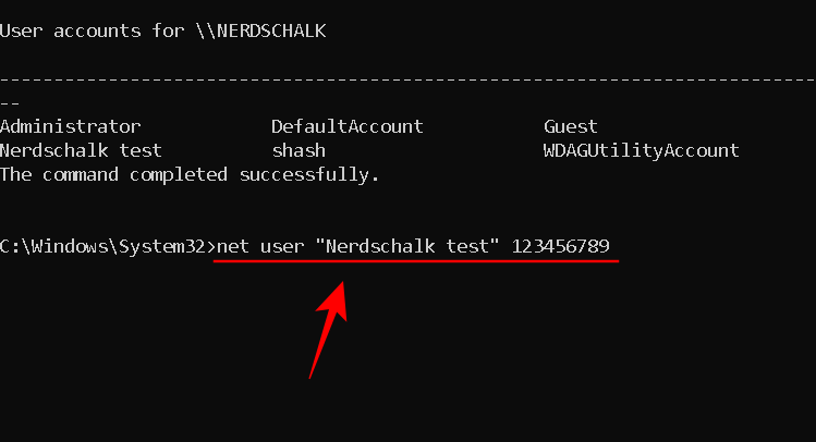 كيفية إعادة تعيين كلمة مرور مسؤول ويندوز 11 باستخدام موجه الأوامر (CMD) 4 reset password with cmd win 11 12 كيفية إعادة تعيين كلمة مرور مسؤول ويندوز 11 باستخدام موجه الأوامر (CMD)