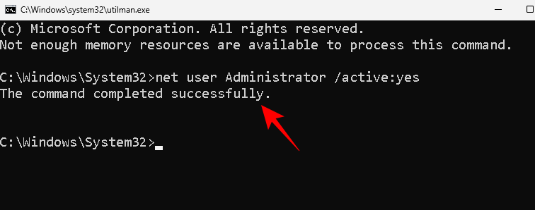 كيفية إعادة تعيين كلمة مرور مسؤول ويندوز 11 باستخدام موجه الأوامر (CMD) 31 reset password with cmd win 11 33 كيفية إعادة تعيين كلمة مرور مسؤول ويندوز 11 باستخدام موجه الأوامر (CMD)